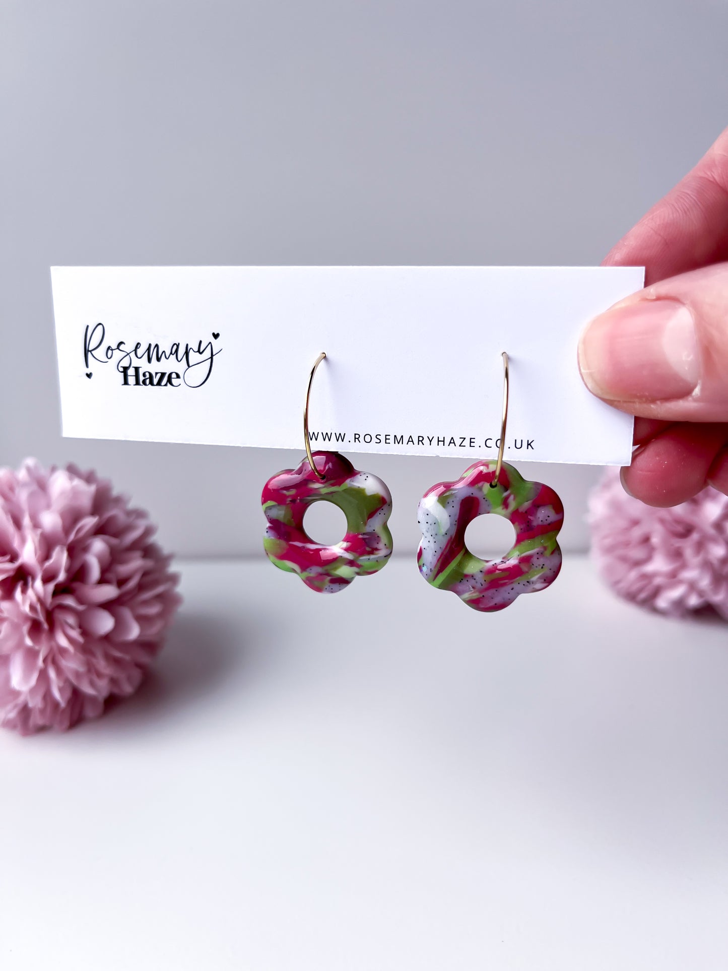 Dragonfruit Flower Hoops - day 27 🏡