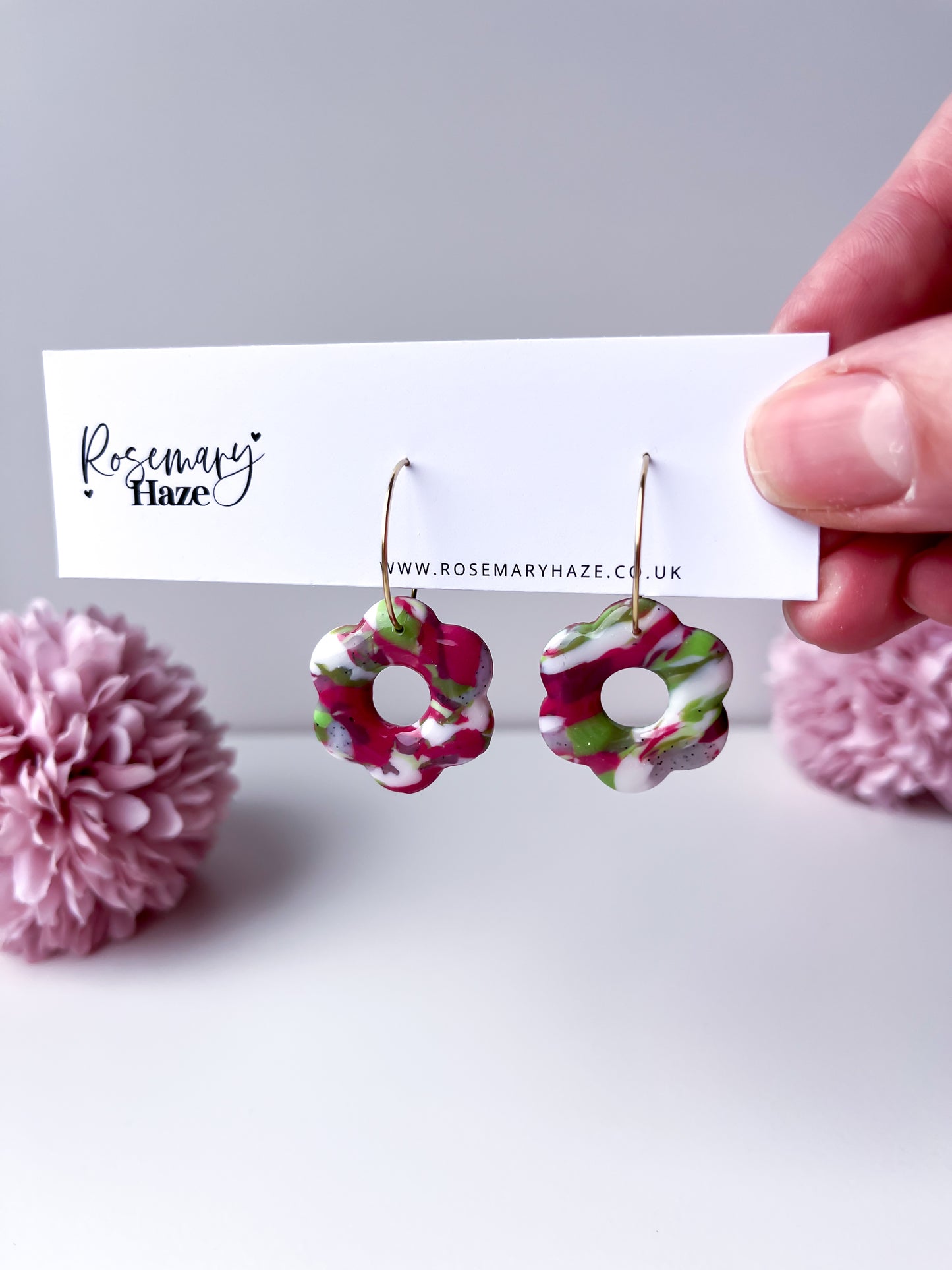 Dragonfruit Flower Hoops - day 27 🏡