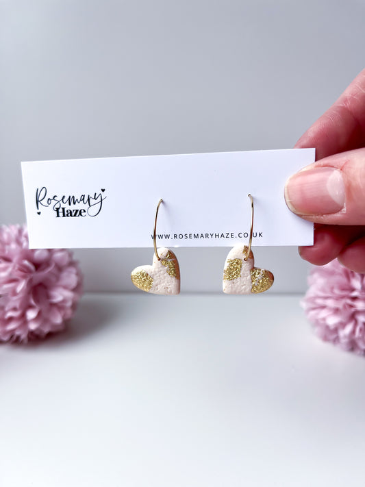 Heart Hoops - Almond Milk