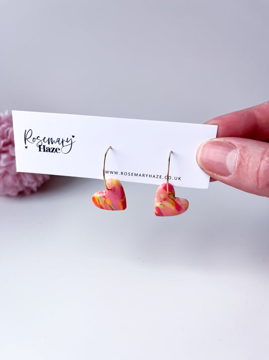 Fruit Salad Heart Hoops