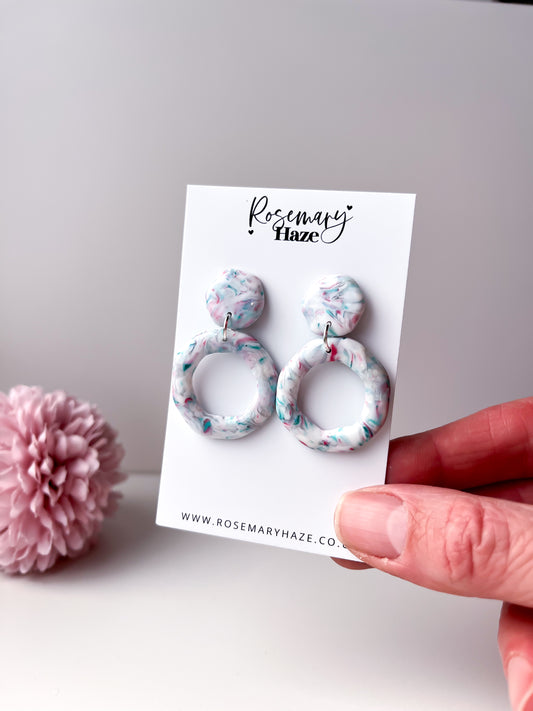 Abstract Shell Earrings
