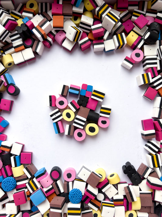 Liquorice Allsorts Beads