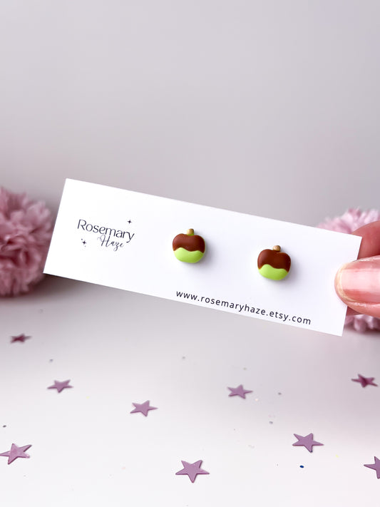 Caramel Apple Stud Earrings - BUY 2 GET 1 FREE 🎉