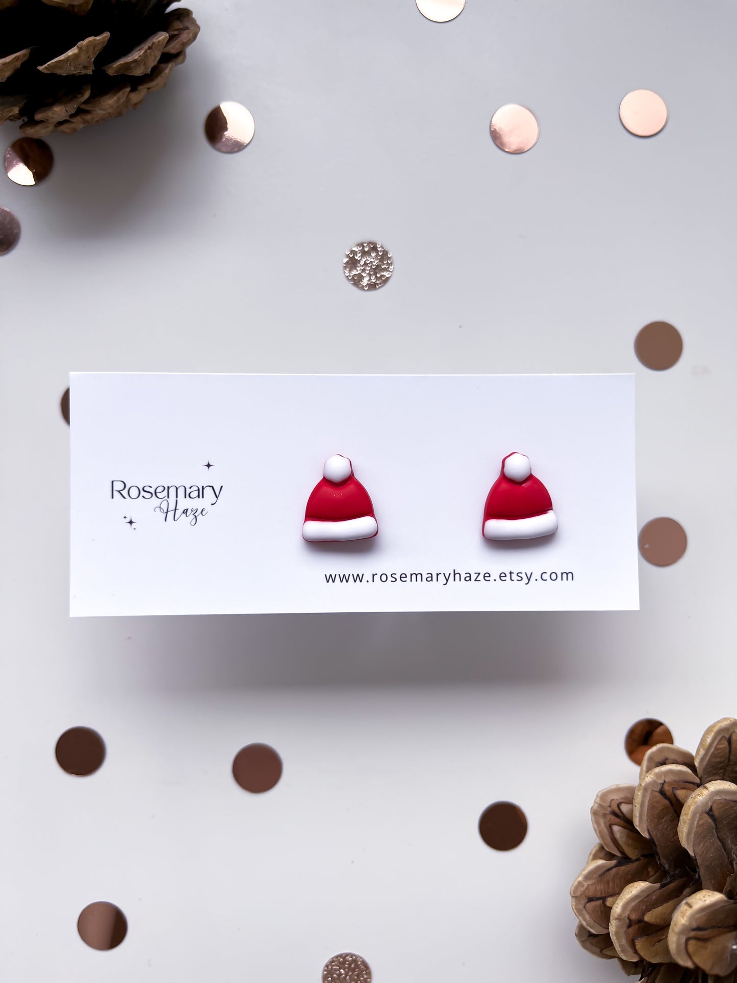 Santa Hats Stud Earrings