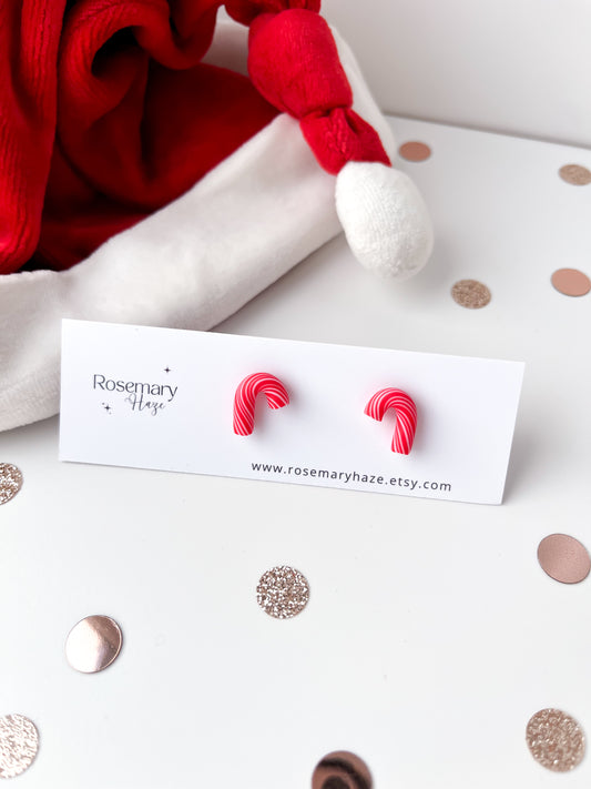 Candy Cane Stud Earrings - BUY 2 GET 1 FREE 🎉