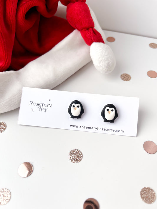 Penguin Stud Earrings - BUY 2 GET 1 FREE 🎉