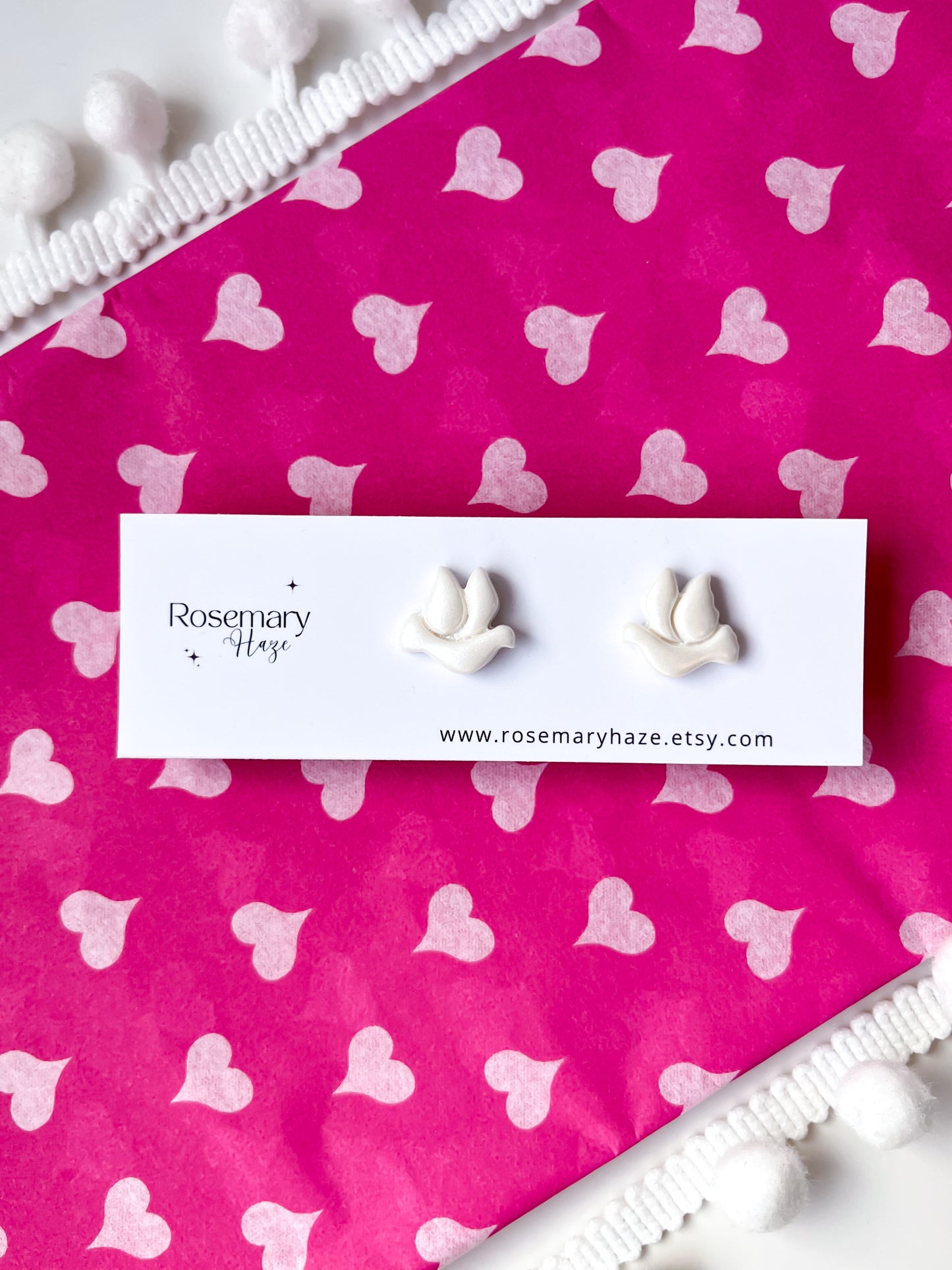 Doves Stud Earrings