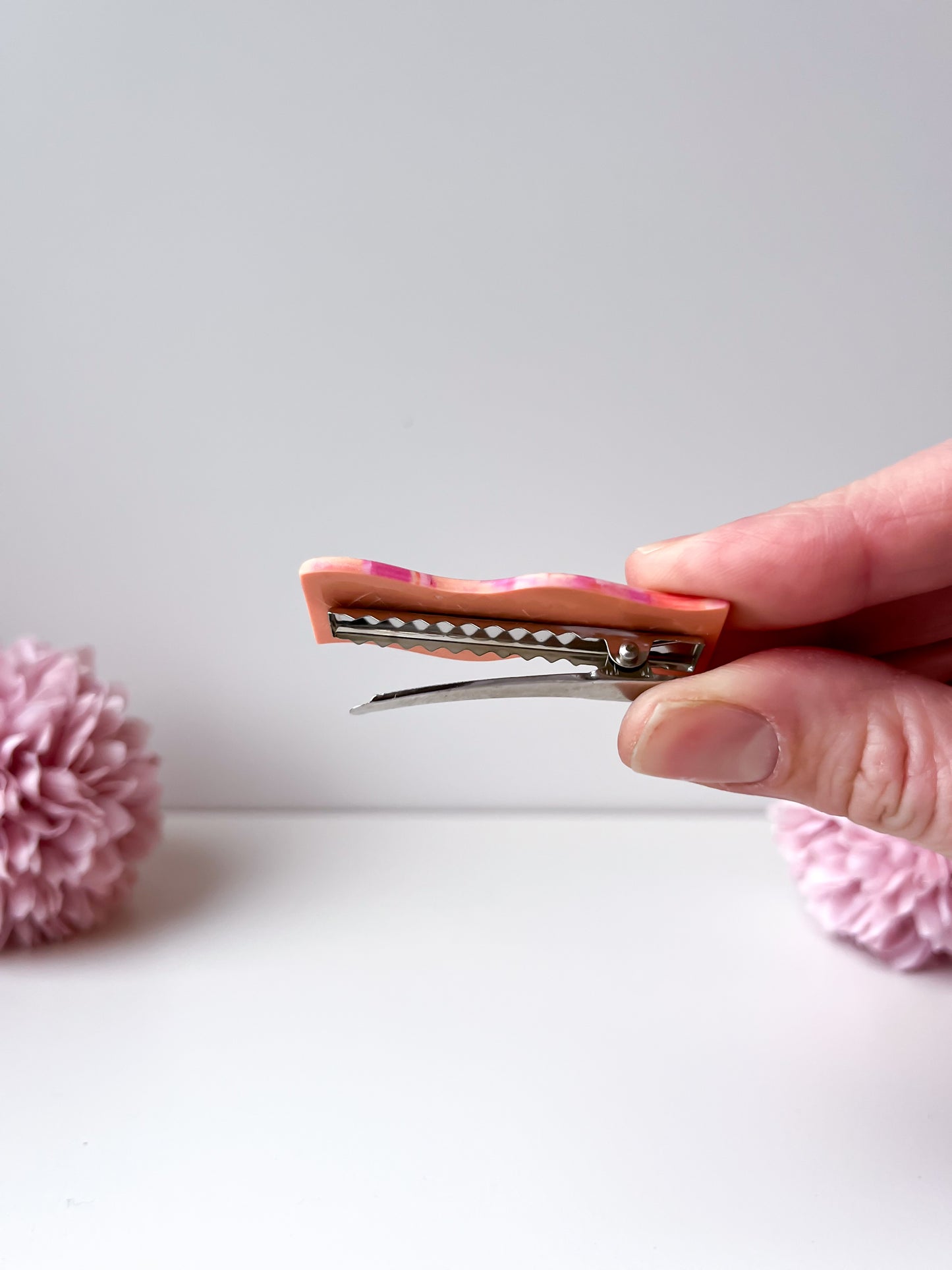 Zero Waste Hair Clips - Peachy