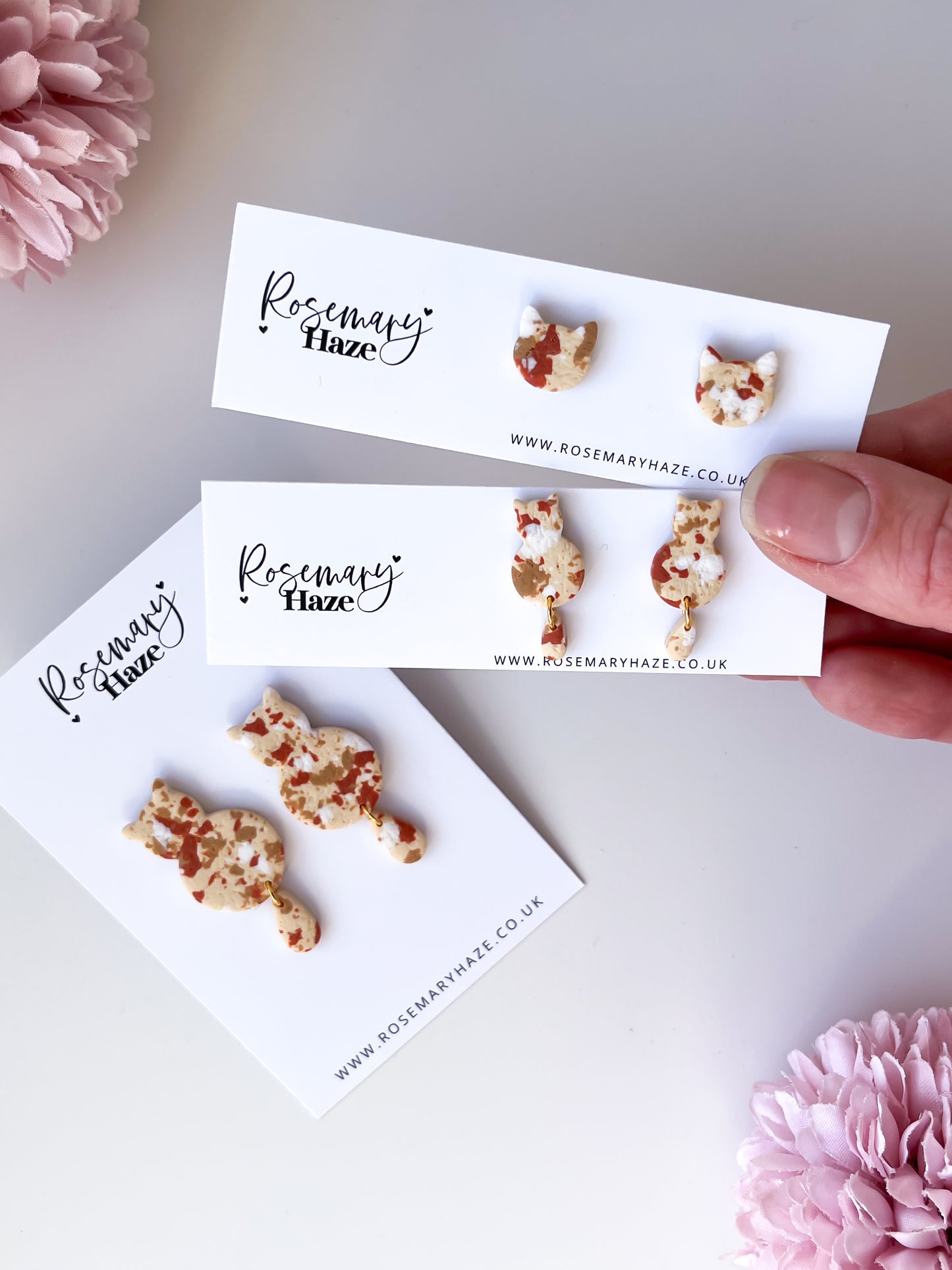 Scrappy Cats - Beige & Brown