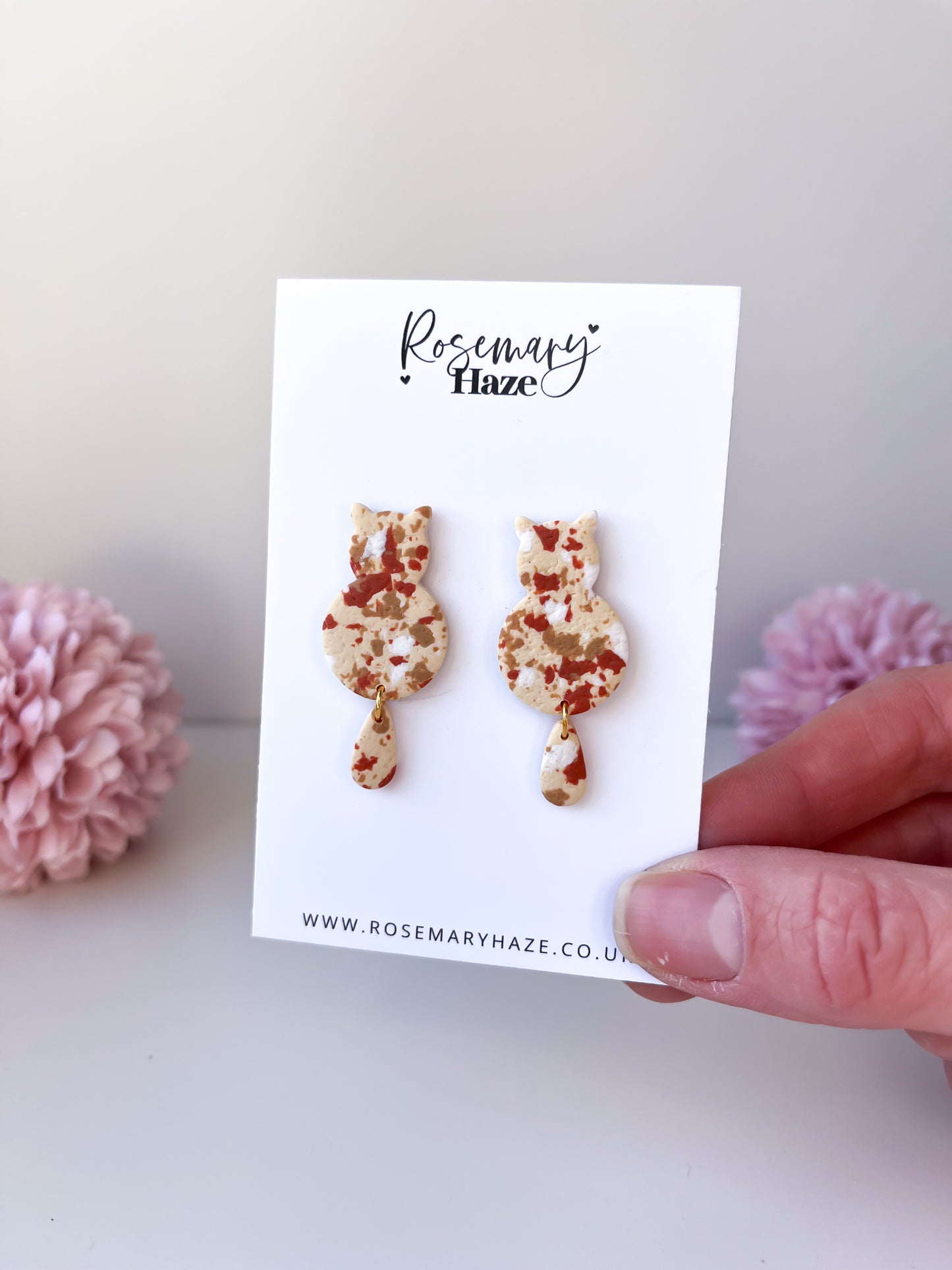 Scrappy Cats - Beige & Brown