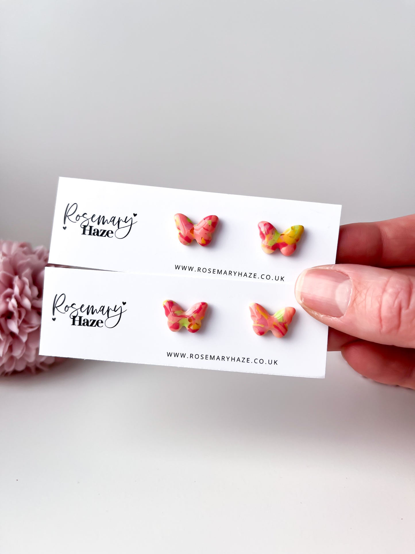 Fruit Salad Butterfly Studs