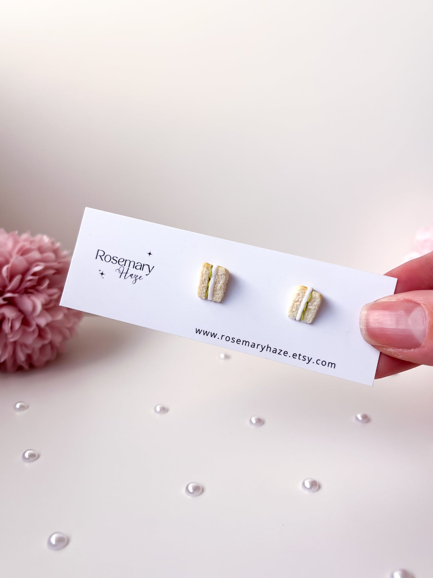Sandwich Stud Earrings