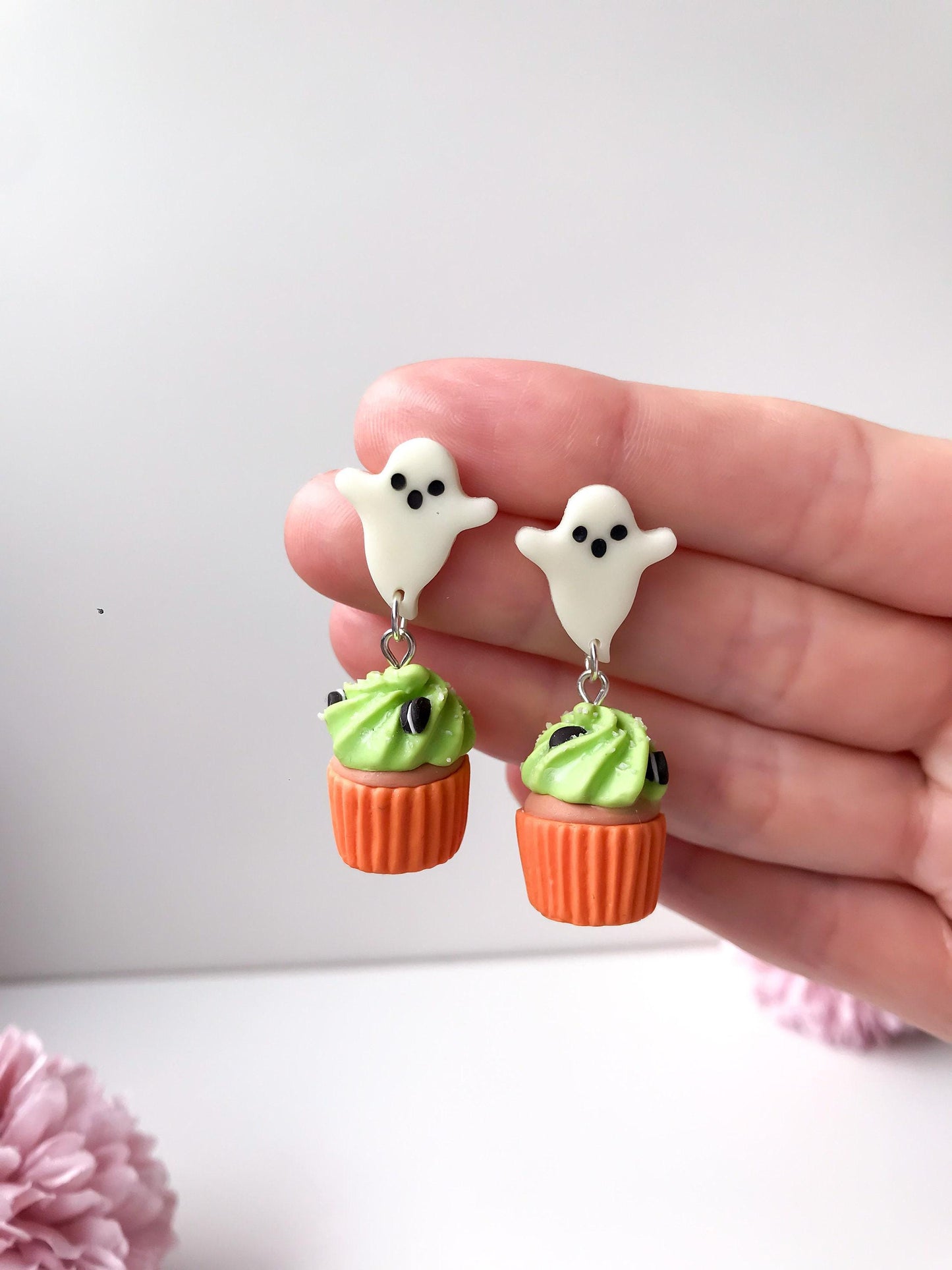 Halloween Cupcake Earrings
