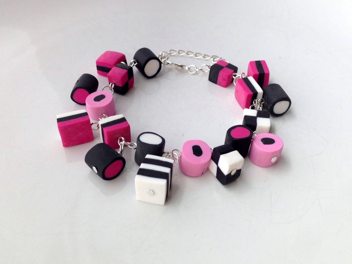 Pink Liquorice Allsorts Bracelet