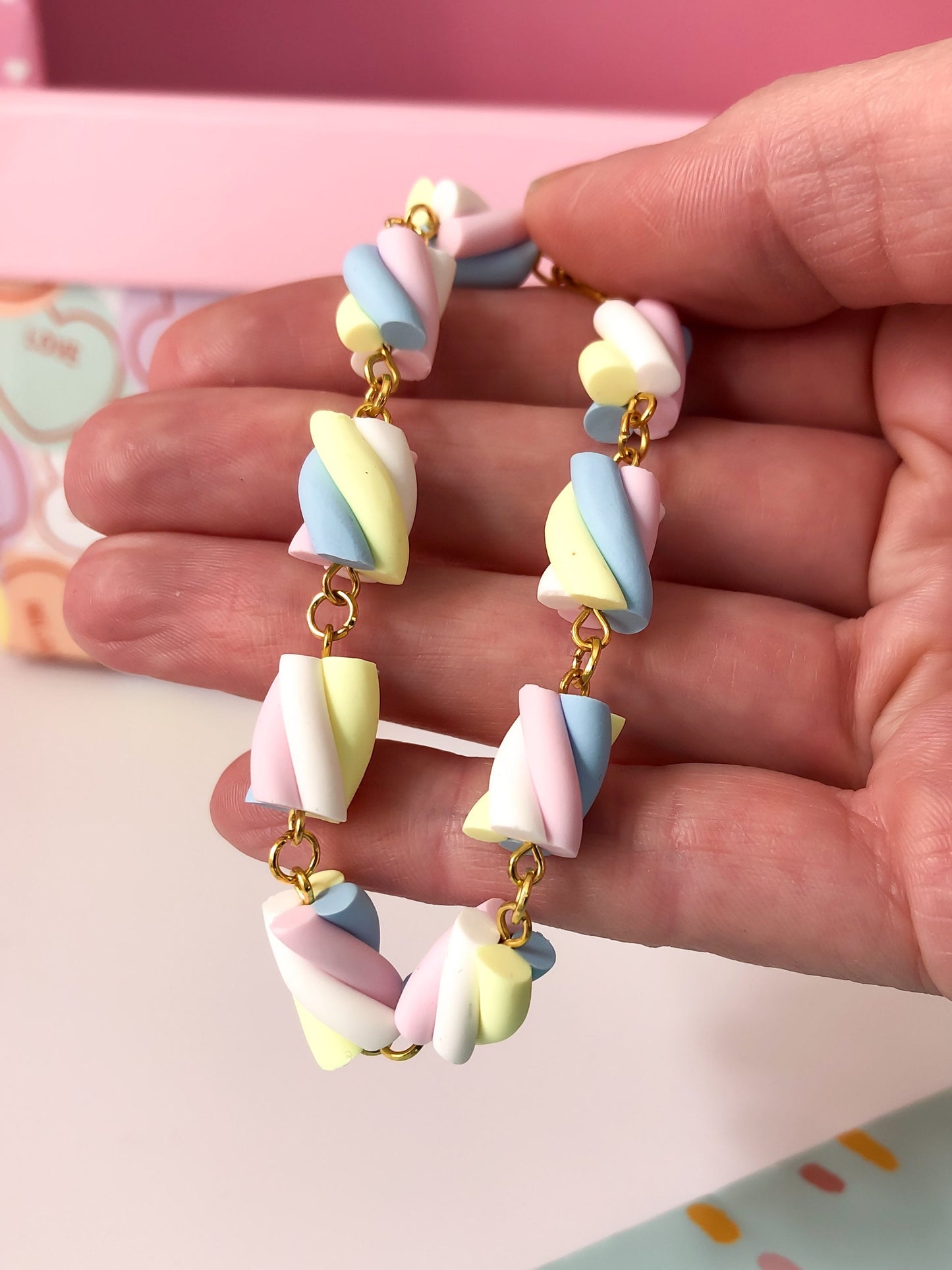 Marshmallow Flump Bracelet