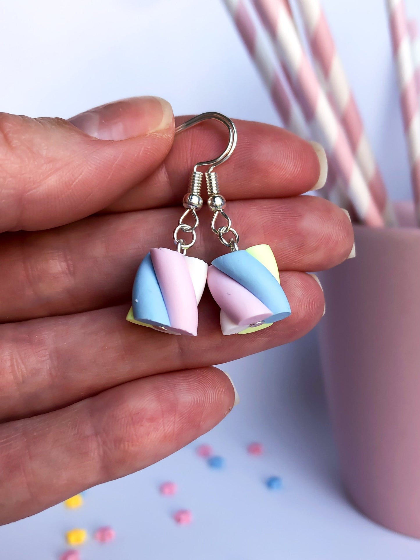 Marshmallow Earrings