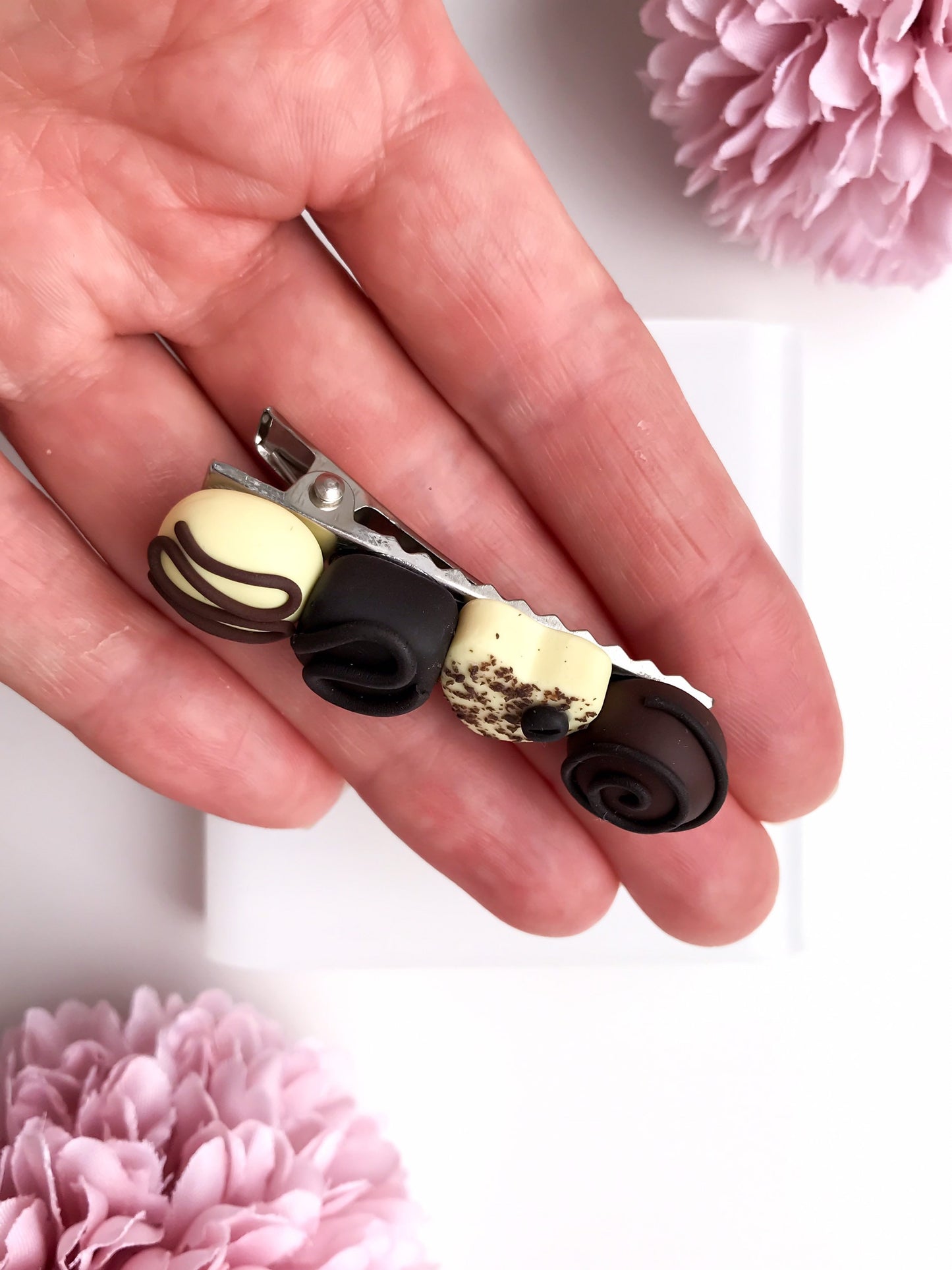 Chocolate Hair Clip