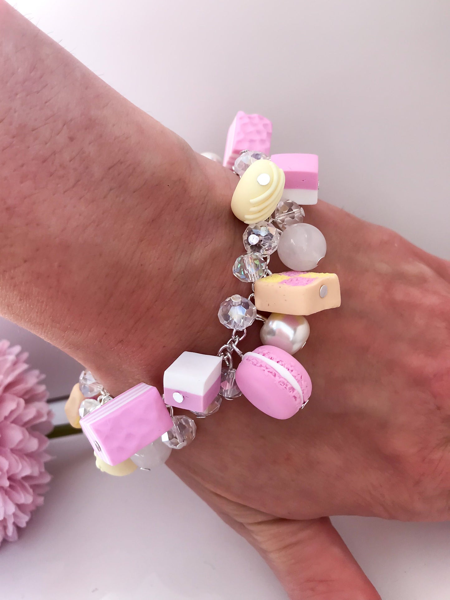 Pink Candy Charm Bracelet