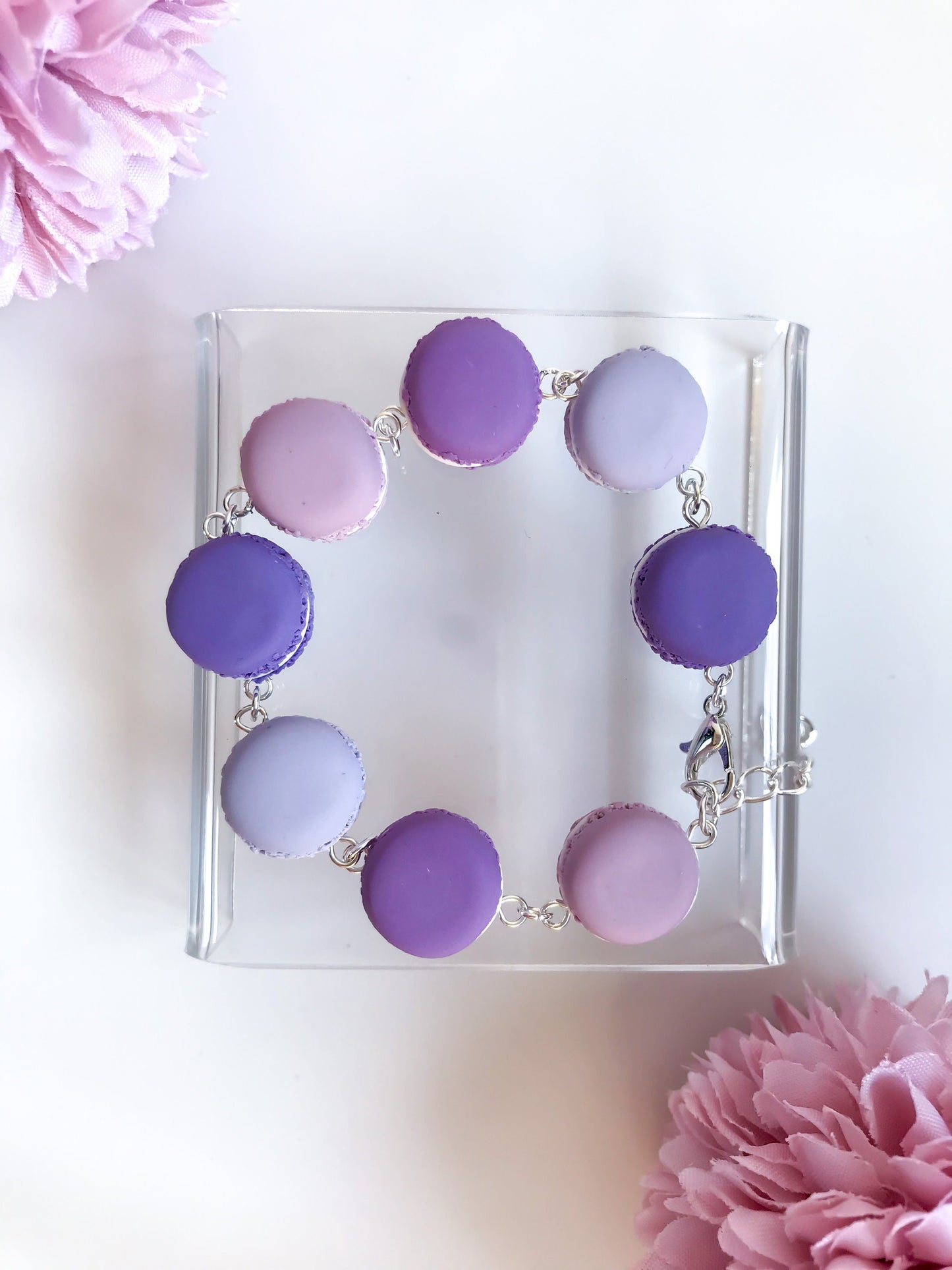 Purple Macaron Bracelet