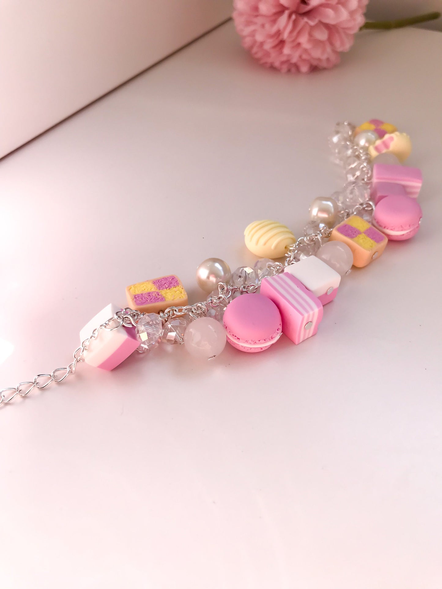 Pink Candy Charm Bracelet