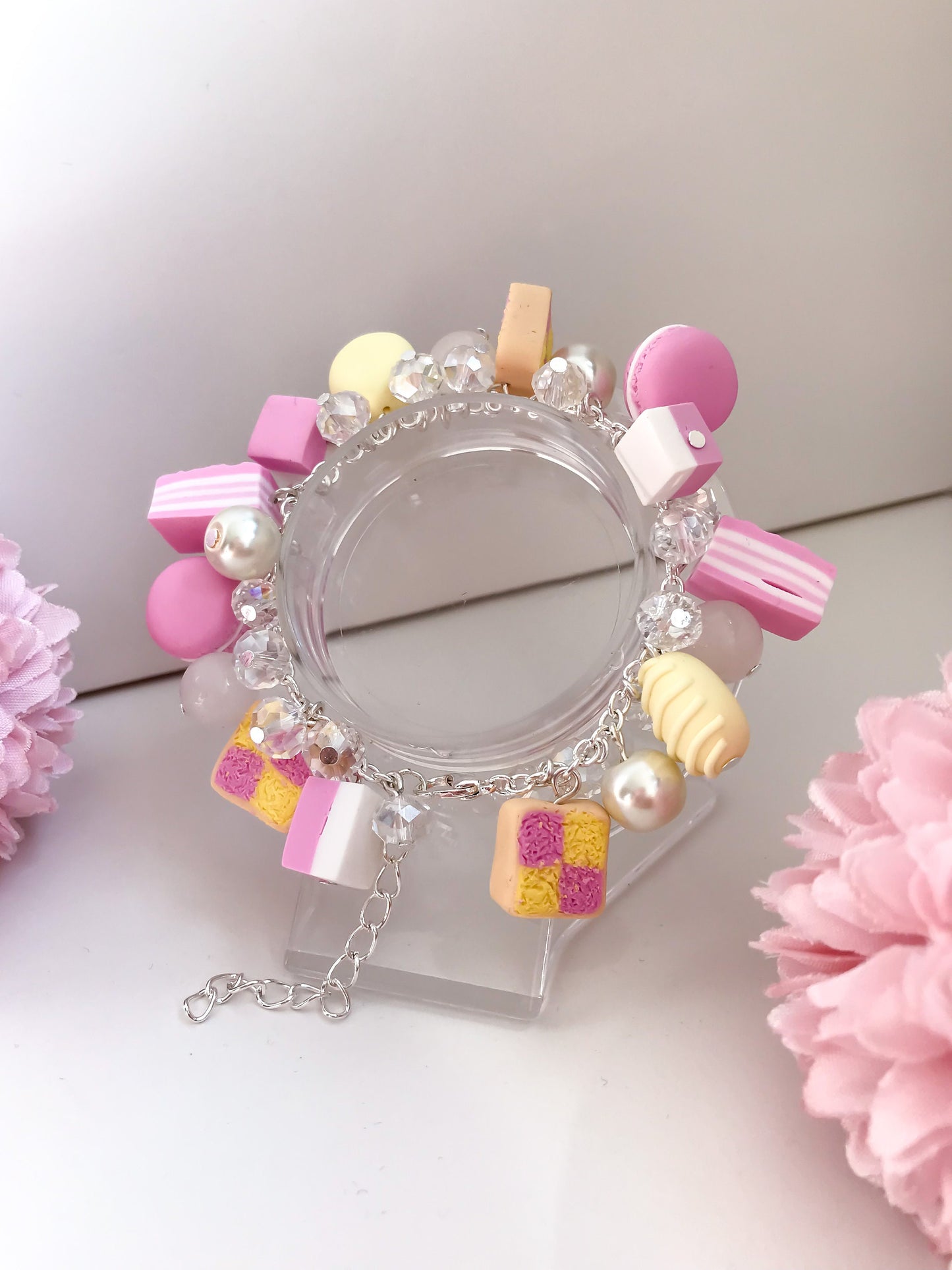 Pink Candy Charm Bracelet