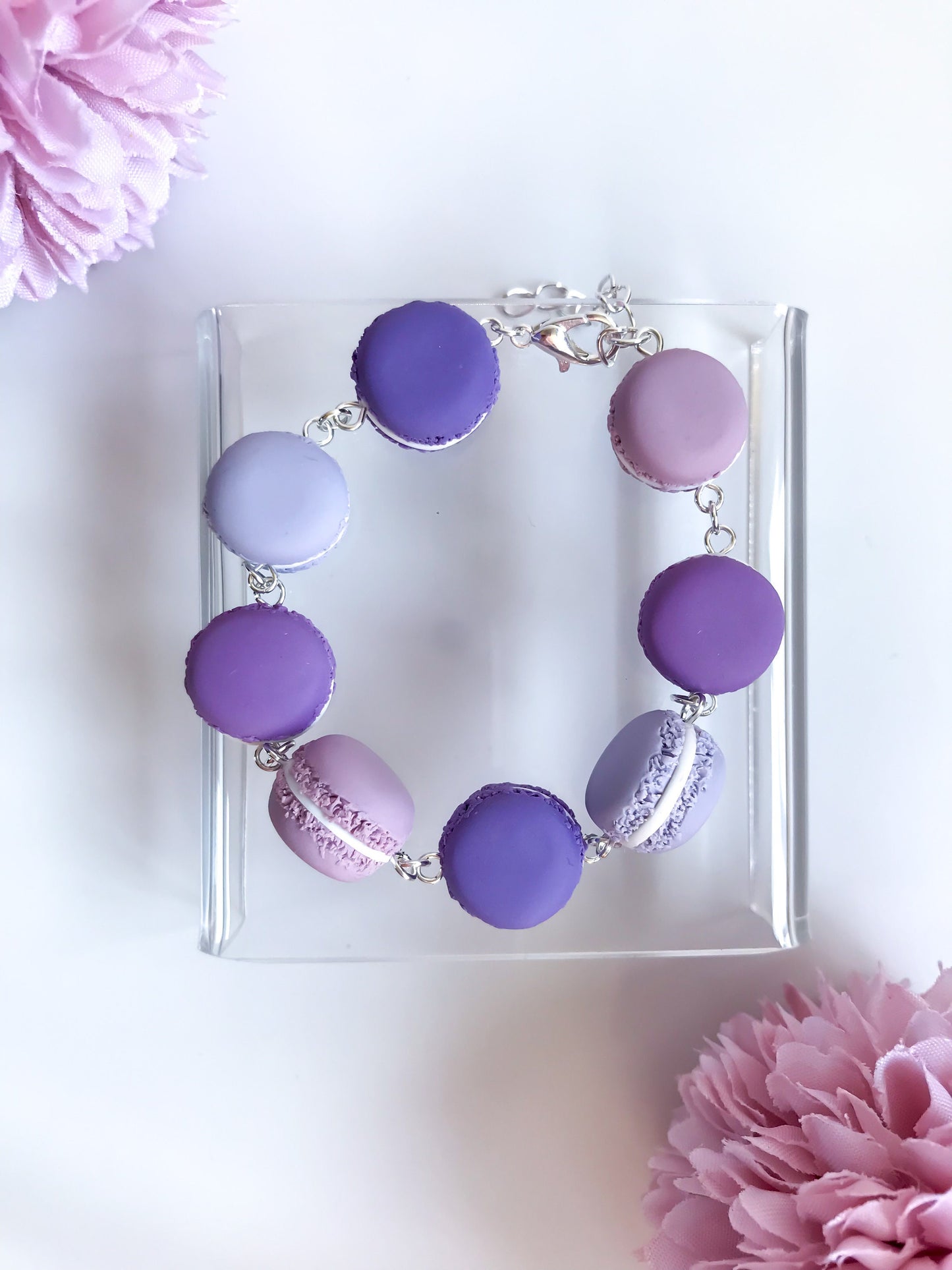 Purple Macaron Bracelet