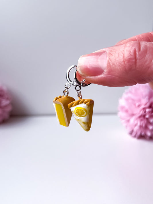 Lemon Meringue Pie Earrings