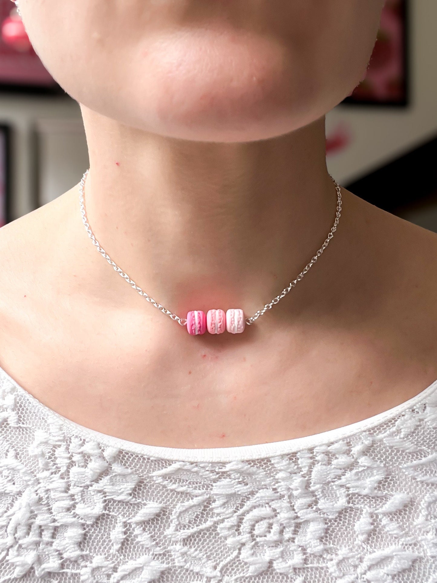 Macaron Trio Choker Necklace