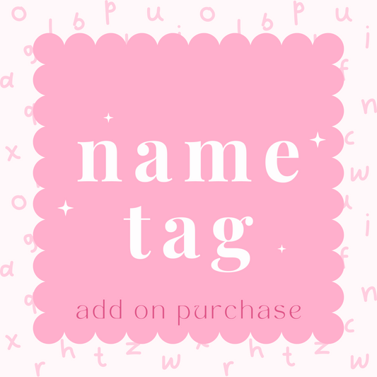 Personalised Name Tag