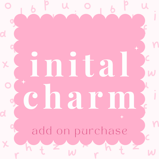 Initial Charm - Silver