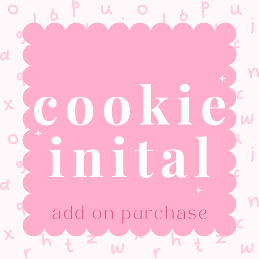 Initial Cookie Charm